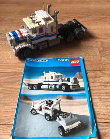 Lego model team 5580 highway rig met boekje beschikbaar voor biedingen