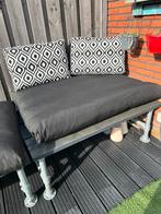 Loungeset met zitkussen en 2rugkussens, Ophalen