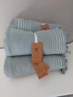 Nieuwe hamam doeken sali groen of poederroze, Ophalen of Verzenden, Nieuw, Handdoek