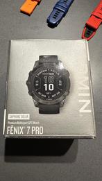 Garmin Fenix 7 Pro Sapphire Solar (47mm) incl. 4 bandjes, Ophalen, Gebruikt, Zwart, Garmin Fenix 7 Pro Solar