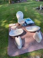 Sphinx wastafels met syfonafscherming en toilet, Ophalen of Verzenden, Gebruikt