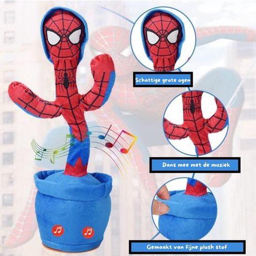 Partij Dansende cactus Spiderman  - Zingende Cactus -, Kinderen en Baby's, Speelgoed | Babyspeelgoed, Nieuw, Overige typen, Ophalen of Verzenden