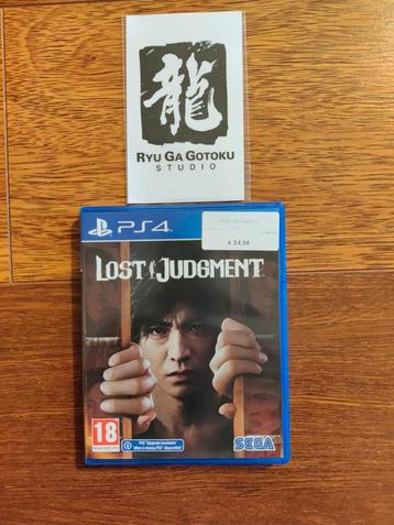 Lost Judgement - incl. Officiële Sticker beschikbaar voor biedingen