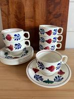 Kop en schotel Boerenbont, Ophalen, Zo goed als nieuw, Kop(pen) en/of Schotel(s), Aardewerk