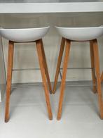 Drie barkrukken van Hay About a stool, Gebruikt, Met voetsteun, 60 tot 90 cm, 3 krukken