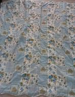 Blauw romantisch Bloemen Deken / sprei, Huis en Inrichting, Woonaccessoires | Plaids en Woondekens, Ophalen of Verzenden, Zo goed als nieuw