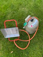 Camping gaskachel straalkachel infrarood met volle gasfles, Ophalen, Zo goed als nieuw
