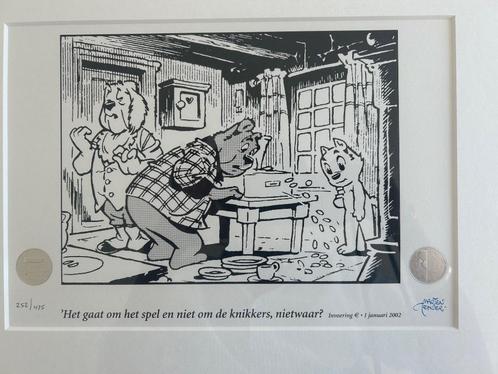 Marten Toonder  Het spel en de knikkers, Antiek en Kunst, Kunst | Litho's en Zeefdrukken, Ophalen