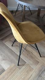 Kuipstoelen mosterd kleur, Ophalen of Verzenden, Gebruikt, Overige kleuren, Vier