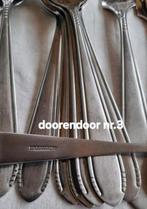 Door en Door bestek parelrand in de handvatten, Ophalen of Verzenden, Gebruikt, Rvs of Chroom