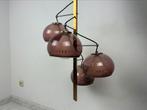 Vintage Italiaanse hanglamp Lamter Milaan, Gebruikt, Vintage mid century modern, Ophalen of Verzenden, 75 cm of meer