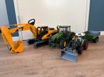 Bruder Speelgoed: Graafmachine & 2 Tractors, Ophalen, Gebruikt