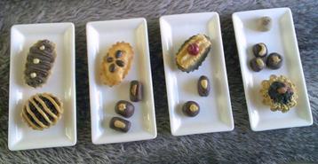 4 villeroy boch langwerpige bordjes dessert/sushi etc beschikbaar voor biedingen