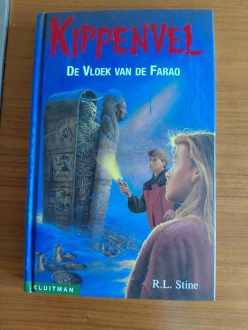 Boek Kippenvel, de vloek van de Farao. R.L. Stine. beschikbaar voor biedingen