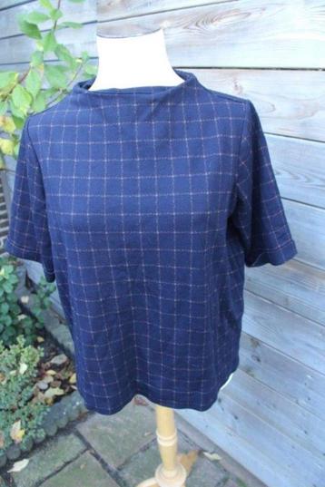 Tuniek donkerblauw/ bruin Opus mt 42 Vaste prijs beschikbaar voor biedingen