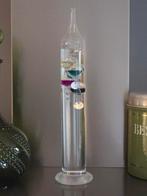 Prachtige staande glazen Galileo thermometer 80S/ 90S €29, Ophalen of Verzenden, Zo goed als nieuw
