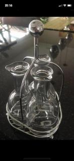 Olie en azijn set 3x houder, Ophalen, Zo goed als nieuw