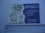 sticker oud ENZICO Amsterdam mokum strip verzekering retro, Verzenden, Zo goed als nieuw, Bedrijf of Vereniging