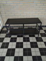 Zwart IKEA tv-meubel met glasplaat, hele goede staat., 45 tot 60 cm, Minder dan 55 cm, Ophalen of Verzenden, Zo goed als nieuw