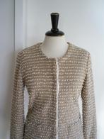 beige JUST WHITE vest jasje mt. 38, Kleding | Dames, Maat 38/40 (M), Verzenden, Beige, Zo goed als nieuw