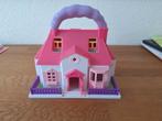 Draagbaar poppenhuisje met losse meubeltjes, Ophalen of Verzenden, Gebruikt, Poppenhuis