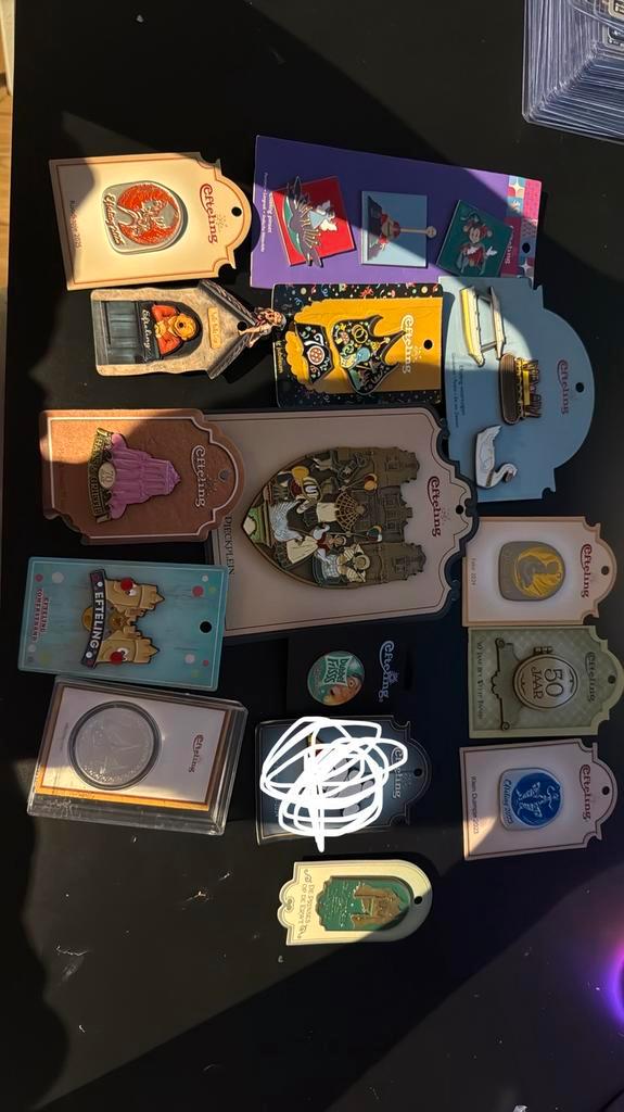 Diverse efteling pins, Verzamelen, Efteling, Zo goed als nieuw, Button of Speldje, Ophalen of Verzenden