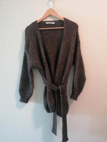Bruin vest van Summum Woman met Alpaca wol, maat M.  beschikbaar voor biedingen