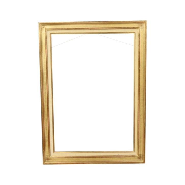 Strakke Gouden Houten Lijst Schilderij Kader Klassiek 86cm, Huis en Inrichting, Woonaccessoires | Lijsten, Gebruikt, 75 cm of meer