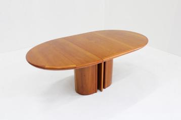 Vintage Skovby Deense uitschuifbare ovalen eettafel  beschikbaar voor biedingen