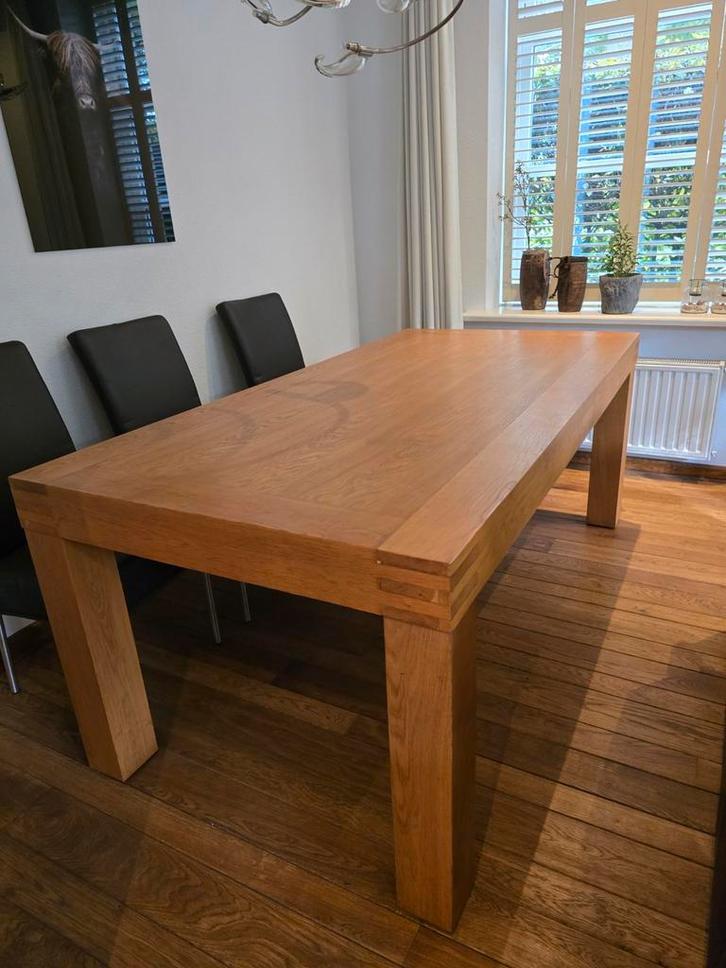 Goossens Eiken Tafel - Clear Model - Perfecte Staat!, Huis en Inrichting, Tafels | Eettafels, Ophalen of Verzenden