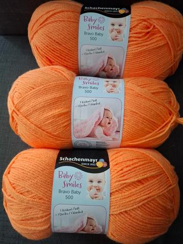 Schachenmayr Bravo Baby 500 - 3 Bollen beschikbaar voor biedingen