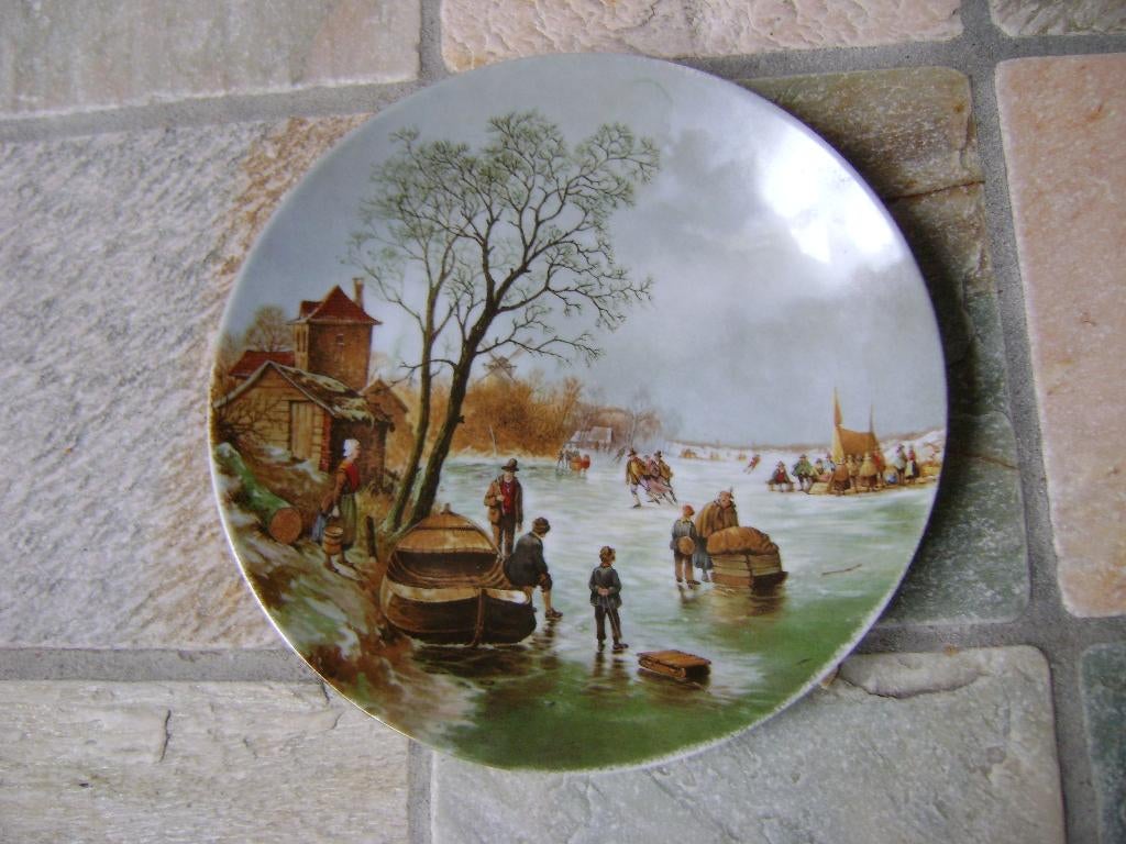 Wandbord Winter - Merk Ter Steege B.V. Holland, Ophalen of Verzenden