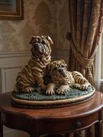 Chinese Sharpei met pup, decoratief beeld, Ophalen of Verzenden