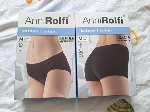 Twee stuks ondergoed Ann Rolfi M nieuw slip & short, Kleding | Dames, Ondergoed en Lingerie, Slip, Zwart, Ophalen of Verzenden