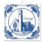 Tegel Met Opdruk | Onderdijk | Delft Blauw, Ophalen of Verzenden, Nieuw