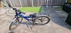 Fiets blauw met grijs, Fietsen en Brommers, Ophalen, Gebruikt, 20 inch, Yabber