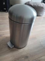 Brabantia Pedaalemmer RVS 10-12L, Huis en Inrichting, Woonaccessoires | Prullenbakken, Ophalen, Gebruikt, Met pedaal, Rvs