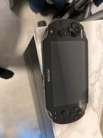 PS Vita 1000 + SD2Vita Adapter, Spelcomputers en Games, Ophalen of Verzenden, Gebruikt, Zwart