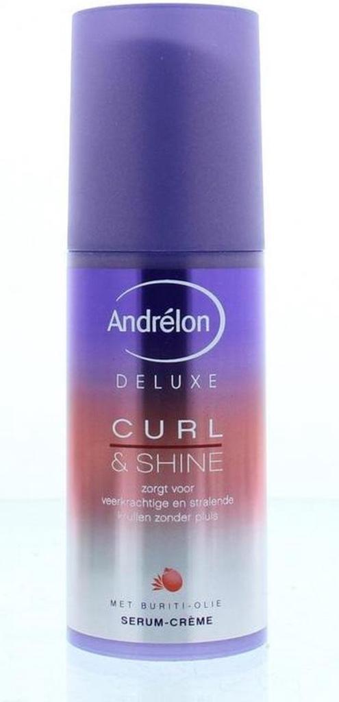 Andrélon Deluxe Curl & Shine - 100 ml - Serum-Crème, Sieraden, Tassen en Uiterlijk, Uiterlijk | Haarverzorging, Nieuw, Haarverzorger of -hersteller