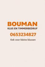 Ook voor kleine klussen in regio Tilburg.