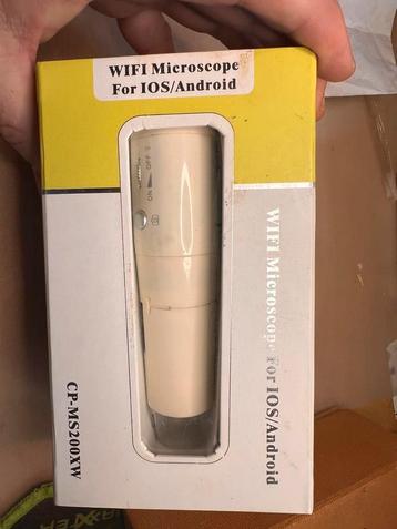 Digitale WIFI microscoop met led verlichting 5-200x vergroot beschikbaar voor biedingen