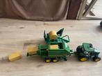 Bruder trekker met wikkelaar en balenpers, Ophalen of Verzenden, Zo goed als nieuw, Tractor of Landbouw, Overige merken