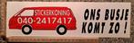 Vintage grote sticker Stickerkoning Hyundai bus, Ophalen of Verzenden, Zo goed als nieuw