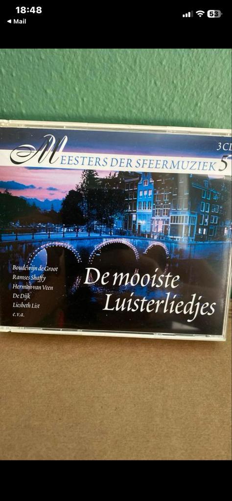 Meesters der Sfeermuziek - De Mooiste Luisterliedjes, Cd's en Dvd's, Cd's | Verzamelalbums, Gebruikt, Nederlandstalig, Boxset