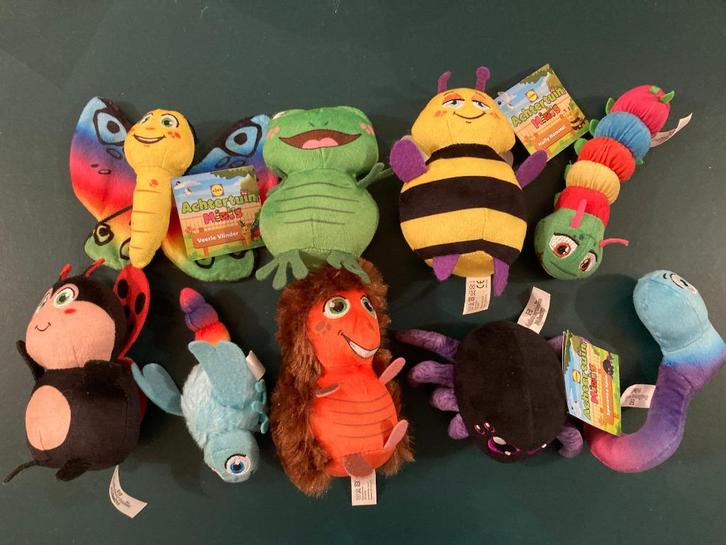 Lidl achtertuin mini’s set 10 stuks knuffels compleet 2023!, Verzamelen, Supermarktacties, Lidl, Ophalen of Verzenden
