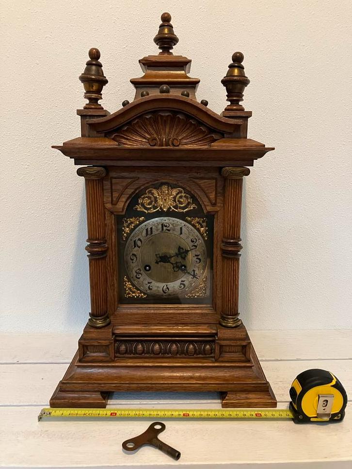 Junghans Tafelklok, Antiek en Kunst, Antiek | Klokken, Ophalen of Verzenden