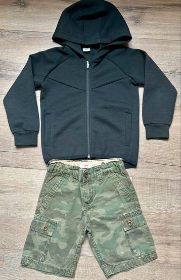 Hema vest korte levi’s broek 98/104 beschikbaar voor biedingen