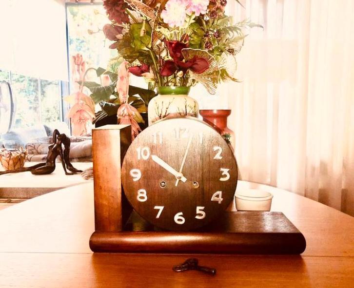 Amsterdamse School Pendule, Antiek en Kunst, Antiek | Klokken, Ophalen