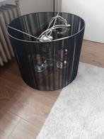 Kroonluchter zwart, Huis en Inrichting, Lampen | Lampenkappen, Ophalen, 25 tot 50 cm, Zwart, Rond