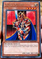 Yu-Gi-Oh! Queens knight Jacks knight Kings knight KICO Setje, Verzenden, Zo goed als nieuw, Losse kaart